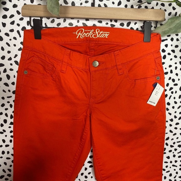 Old Navy Rockstar red skinny jeans - Picture 2 of 3